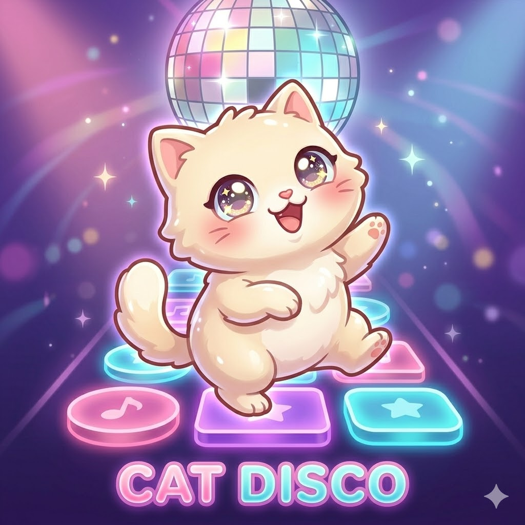 Disco Cat Hop Game