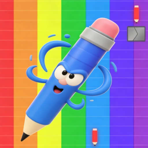 Pencil Dash: Rainbow Run