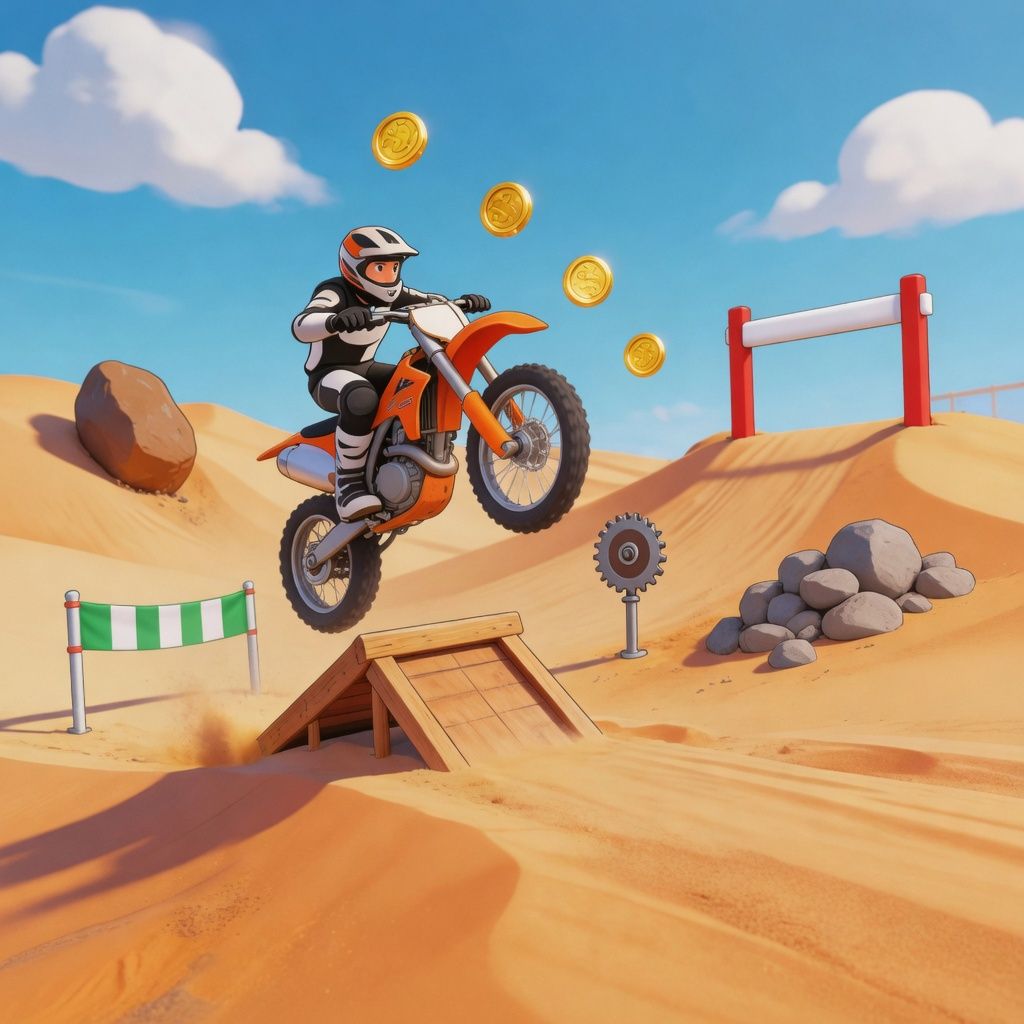 Dune Stunt Rider Game