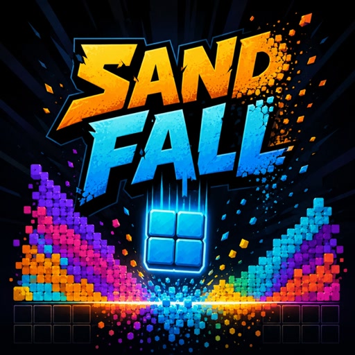Neon Sandtris Game