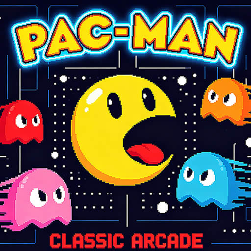 Neon Pacman Rush