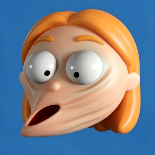 Jelly Girl Face Stretch Game