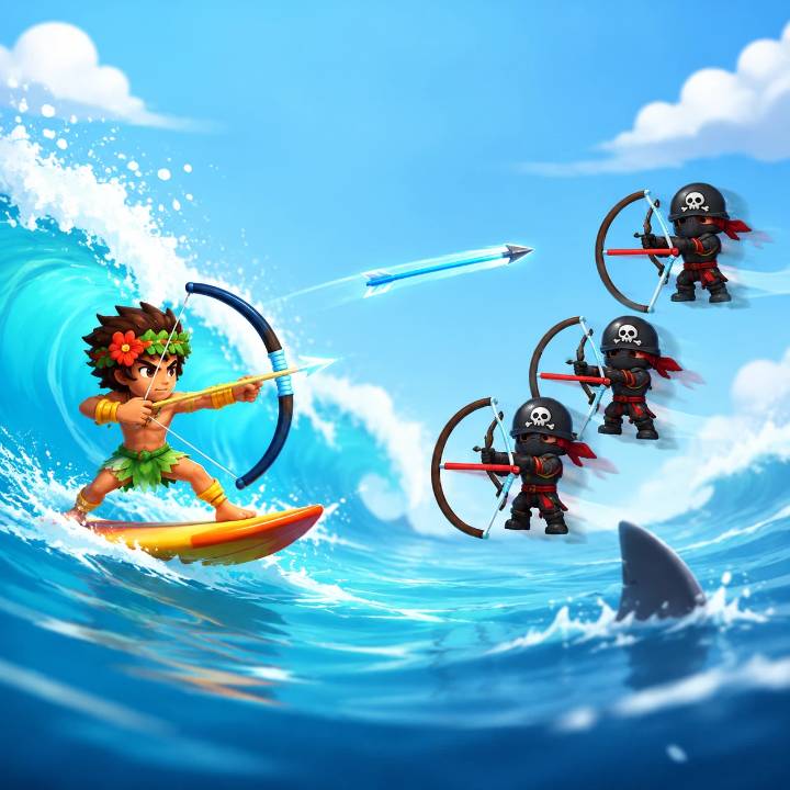 Surf Archer Rush Game