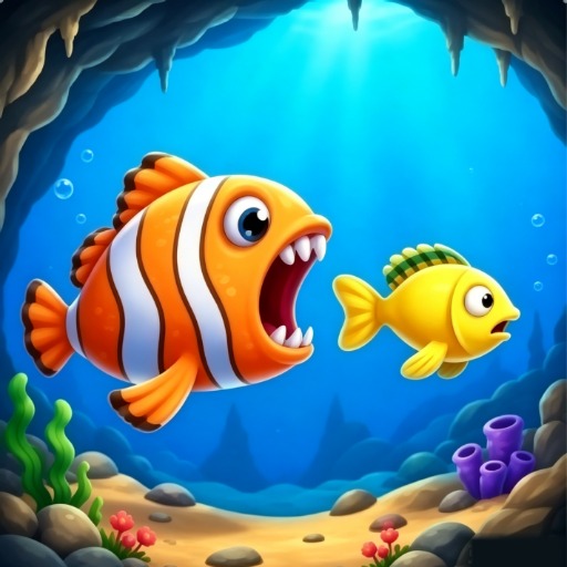 Eat and Grow Fish Game