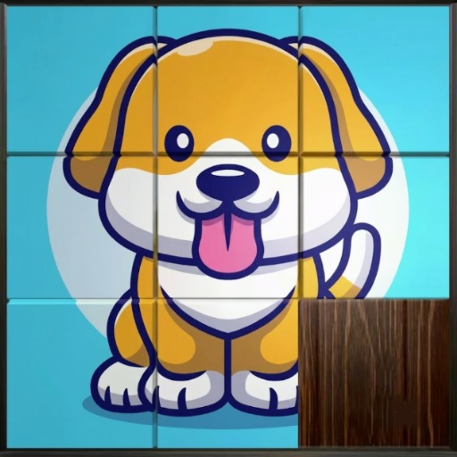 Wooden Pet Slide Puzzle