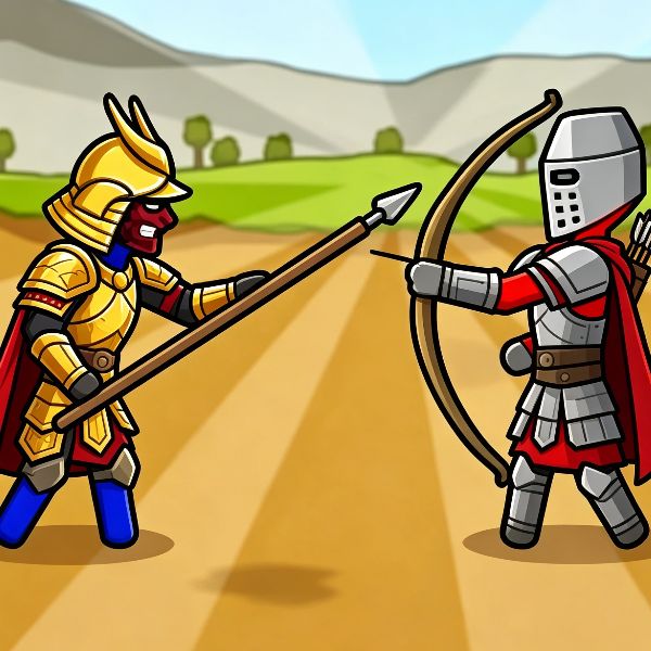 Stickman Crown Clash Game