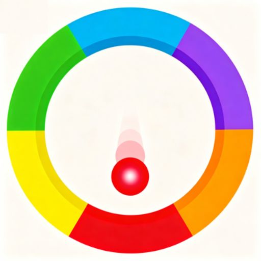 Rainbow Bounce Spin Game