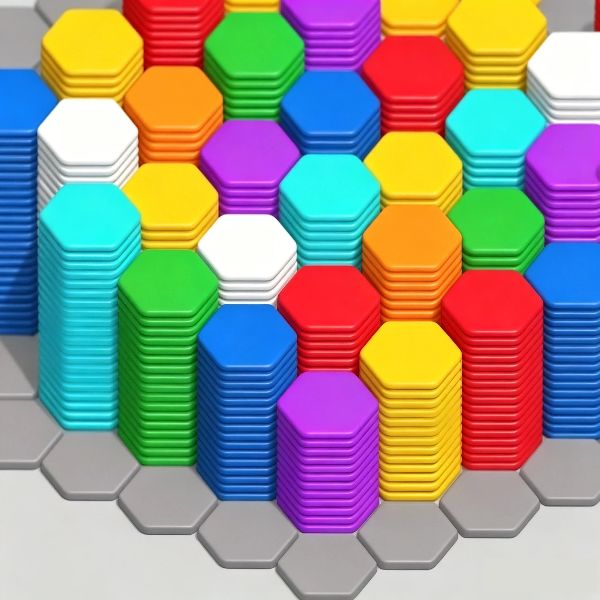 Hexa Bloom Sort