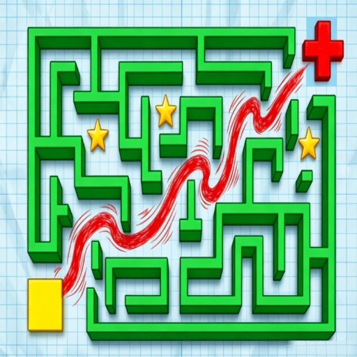 Pencil Maze Trails