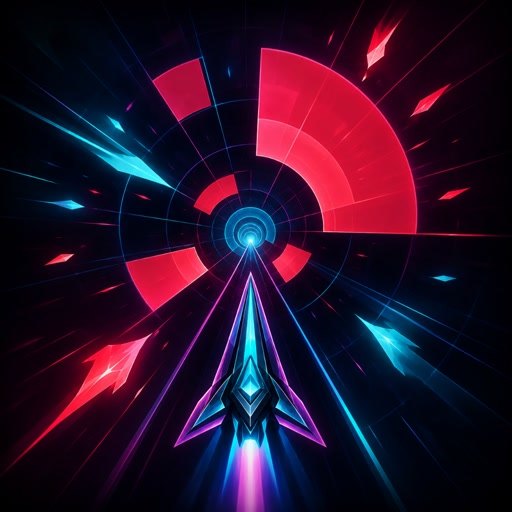 Neon Tunnel Rush Game