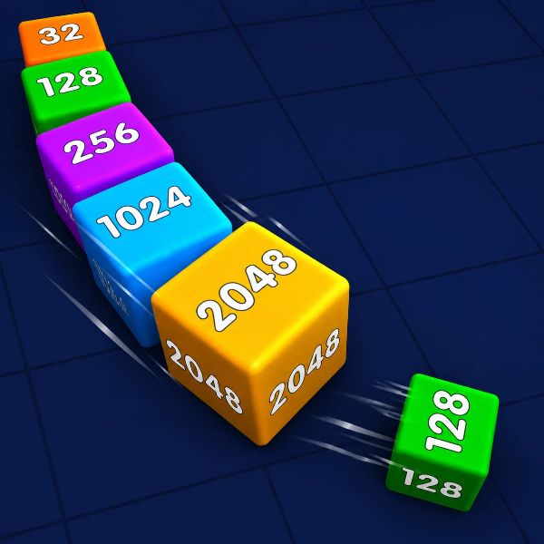Cube Serpent 2048 Game