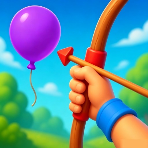Tropical Balloon Archer Game