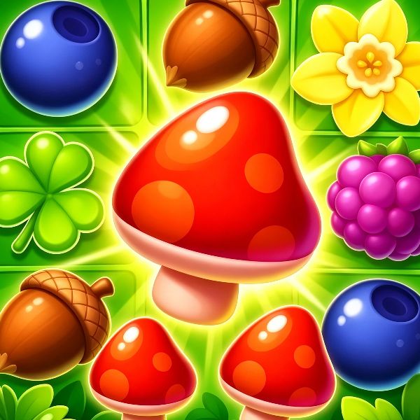 Forest Bloom Match Game