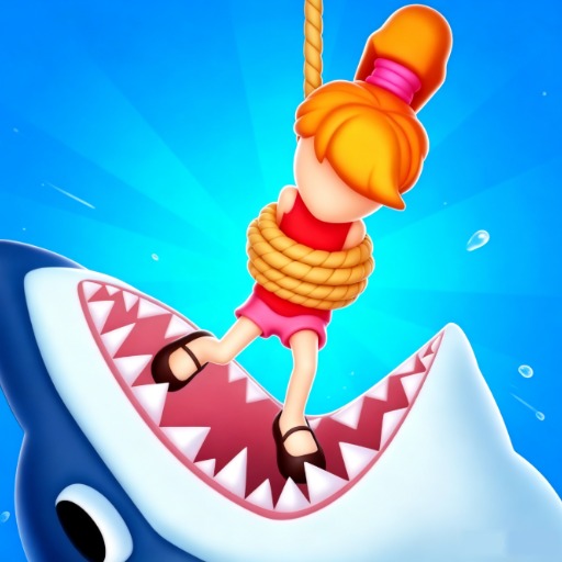 Shark Quiz Drop Game