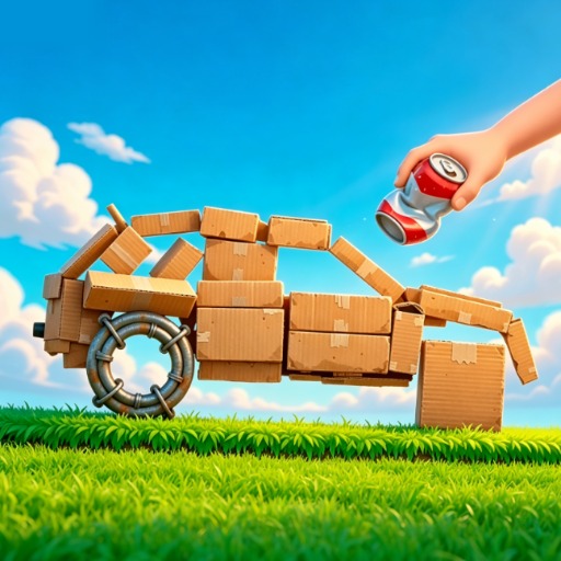 Build a Car from Trash Game