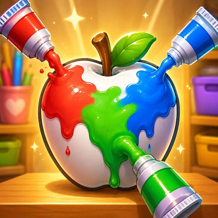 Apple Color Rush Game